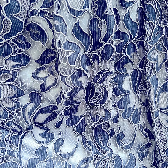 ELIZA J Periwinkle Lace Midi Dress NWT - Picture 7 of 7